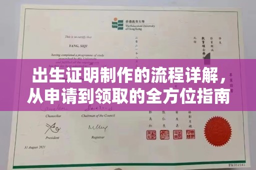 周至出生证明制作的流程详解，从申请到领取的全方位指南